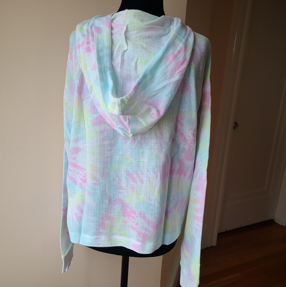 Pink Mesh Pullover Tie Dye - Picture 3 of 8